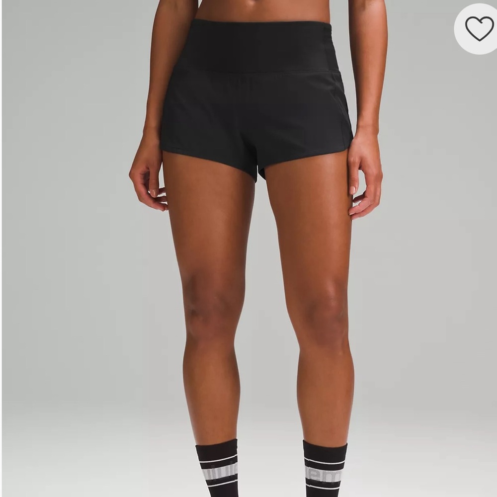 Lulu Lemon Speed Up High Rise Shorts